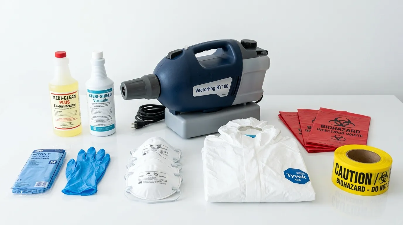 Professional biohazard remediation crew working in Sierra Vista Southeast